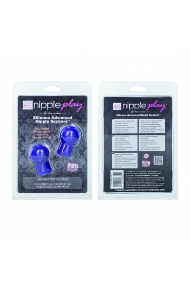 Nipple Play Silicone Advanced Nipple Suckers -  Purple
