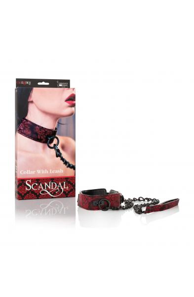 Scandal Collar With Leash