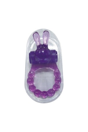 Vibrating Bunny Ring - Purple