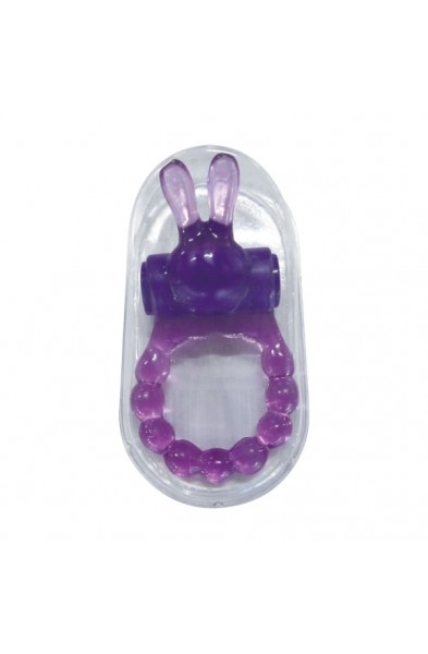 Vibrating Bunny Ring - Purple