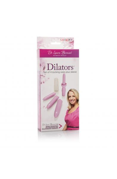 Dr. Laura Bernam Dilators - Set of 4 Locking Sizes Plus Sleeve - Purple