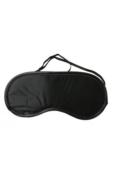 Sex and Mischief Satin Blindfold - Black