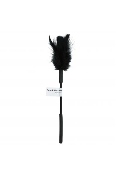Sex and Mischief Feather Tickler - Black