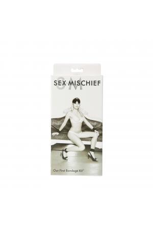 Sex and Mischief Our First Bondage Kit - Black