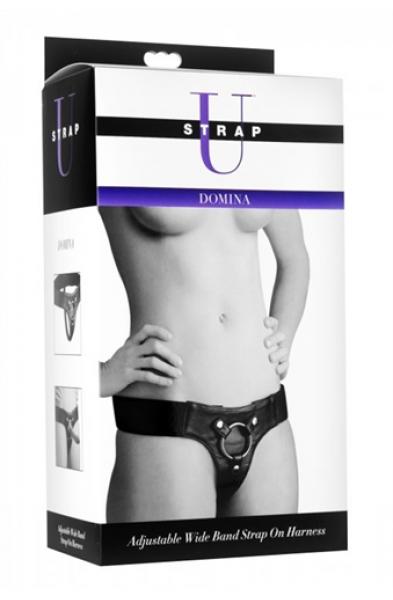 Domina Adjustable Wide Band Strap on Harness