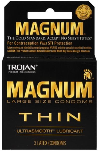 Trojan Magnum Thin - 3 Pack