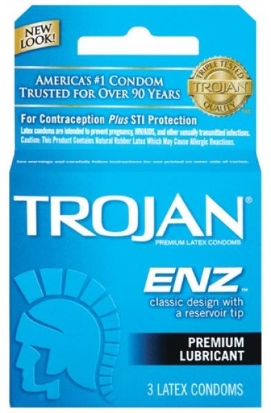 Trojan Enz Lubricated - 3 Pack