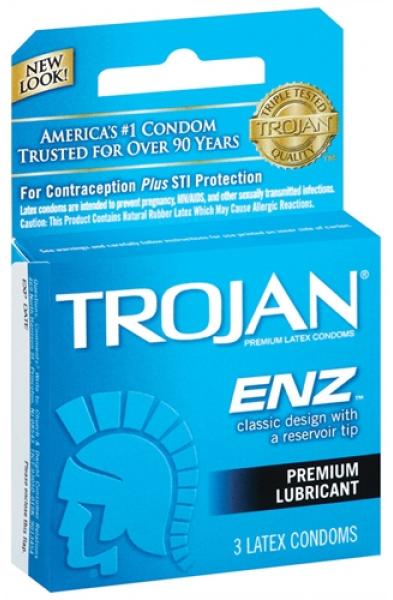 Trojan Enz Lubricated - 3 Pack