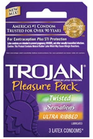 Trojan Pleasure Pack - 3 Pack