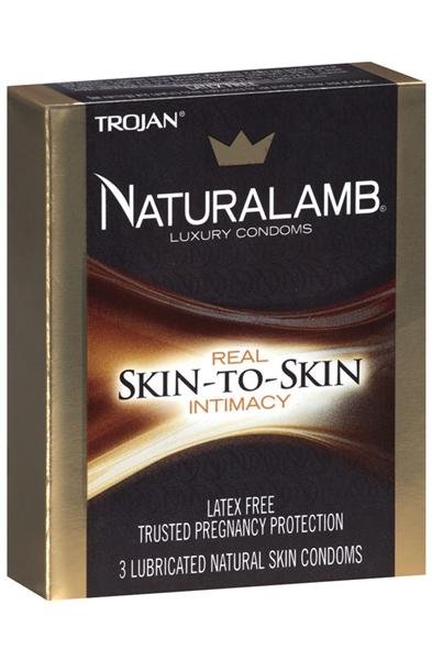 Trojan Naturalamb Luxury Condoms - 3 Pack