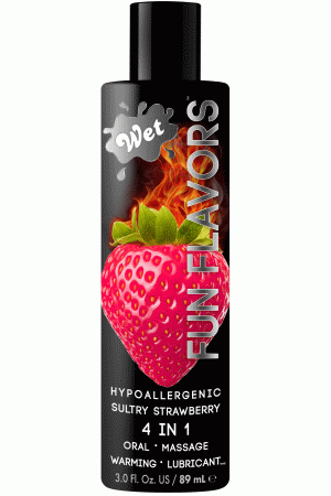 Wet Fun Flavors Sexy Strawberry - 3 Fl. Oz.