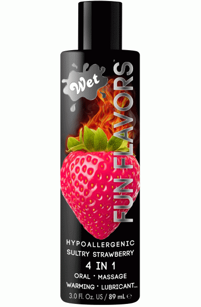 Wet Fun Flavors Sexy Strawberry - 3 Fl. Oz.