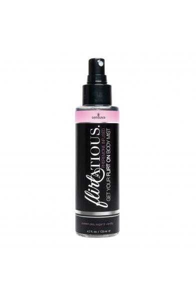 Flirtatious Pheromone Infused Body Mist - Vanilla, Sugar, & Sweet Pea - 4.2 fl.oz / 125 ml