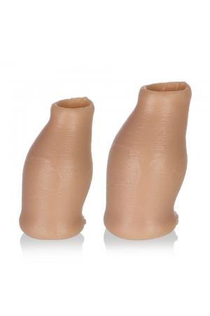 Hood Moreskin Silicone Faux Foreskin - Light Tone - Medium/large