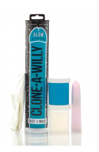 Clone-a-Willy Glow-in-the-Dark Kit - Blue