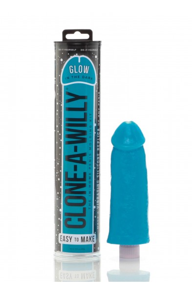 Clone-a-Willy Glow-in-the-Dark Kit - Blue