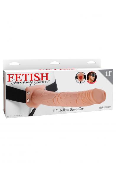 Fetish Fantasy Series 11 Inch Hollow Strap-on - Flesh