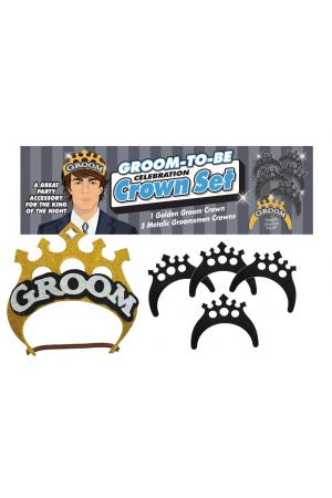 Groom-to-Be Celebration Crown Set