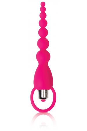 Adam and Eve Silicone Booty Bliss Vibrating Beads  - Pink