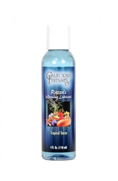 Razzels Warming Lubricant - Tropical Teeze - 4 Oz. Bottle