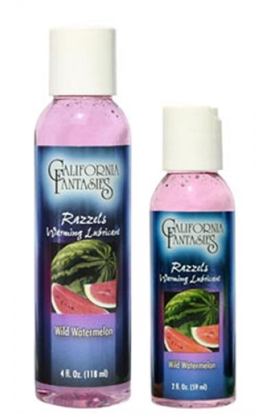 Razzels Warming Lubricant - Wild Watermelon - 4 Oz. Bottle