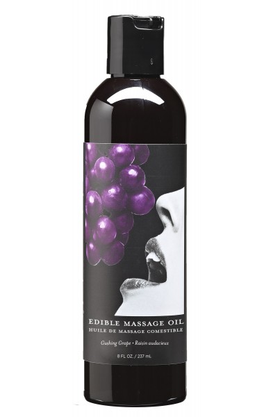 Edible Massage Oil - Grape - 8 Fl. Oz.