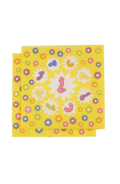 Super Fun Penis Party Napkins - 8 Count