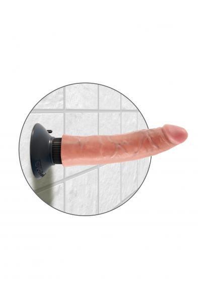 King Cock 7-Inch Vibrating Cock - Light