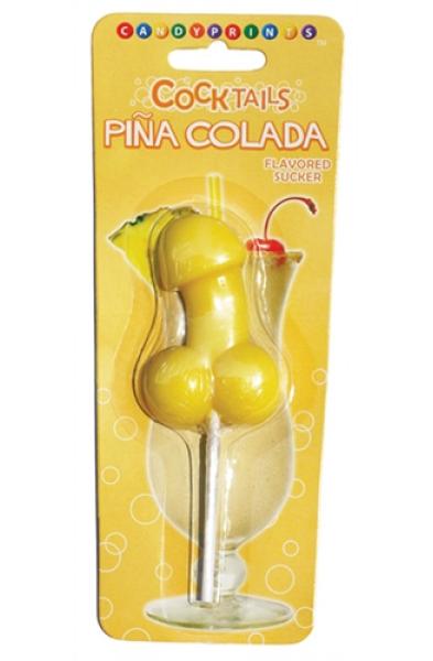Pina Colada Cocktail Sucker