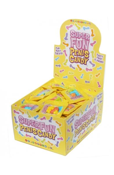 Super Fun Penis Candy - 100 Piece p.o.p Display - 3g Bags