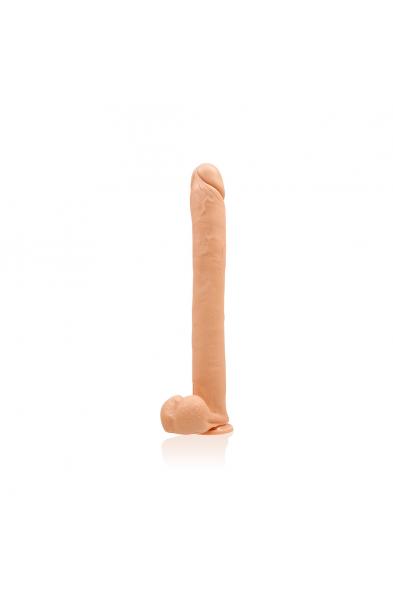 16 Inch Exxxtreme Dong W/suction - Flesh