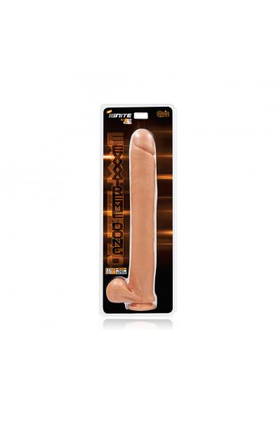 16 Inch Exxxtreme Dong W/suction - Flesh