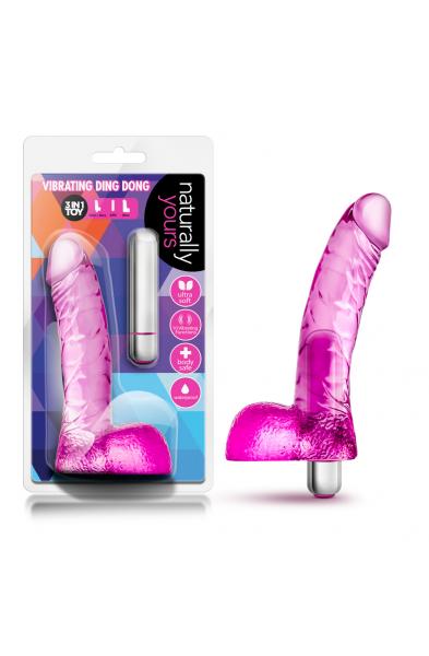 Naturally Yours - Vibrating Ding Dong - Pink