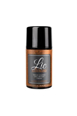 Lic-O-Licious Salted Caramel Throat Coating Oral Delight Cream - 1.7 Fl. Oz. / 50 ml