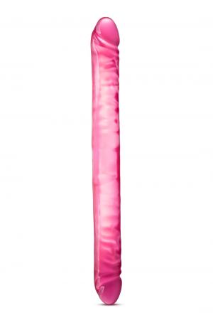 B Yours 18 Inch Double Dildo - Pink