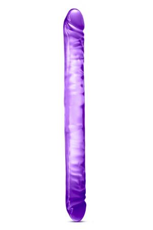 B Yours 18 Inch Double Dildo - Purple