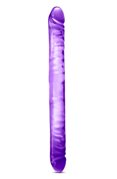 B Yours 18 Inch Double Dildo - Purple