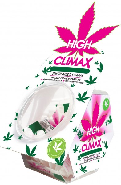High Climax Female Stimulating Cream - 0.067 Fl.  Oz. - 50 Pc. Bowl Display