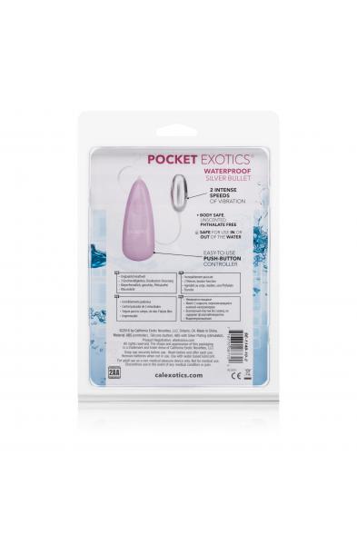 Pocket Exotics Waterproof Silver Bullet - Pink