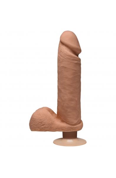 The D - Perfect D Vibrating 8 Inches - Caramel
