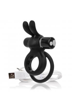 Charged Ohare Rechargeable Rabbit Vibe - Black