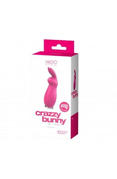 Crazzy Bunny Rechargeable Bullet - Pretty in Pink