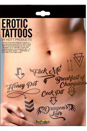 Erotic Tattoo's - Assorted Pack