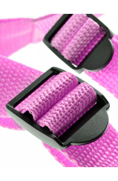 Dillio Pink - 7 Inch Strap-on Suspender Harness  Set