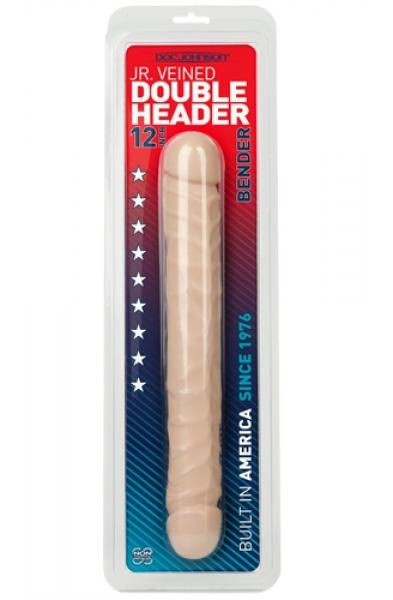 Jr. Veined Double Header 12 Inches - Bender -  White