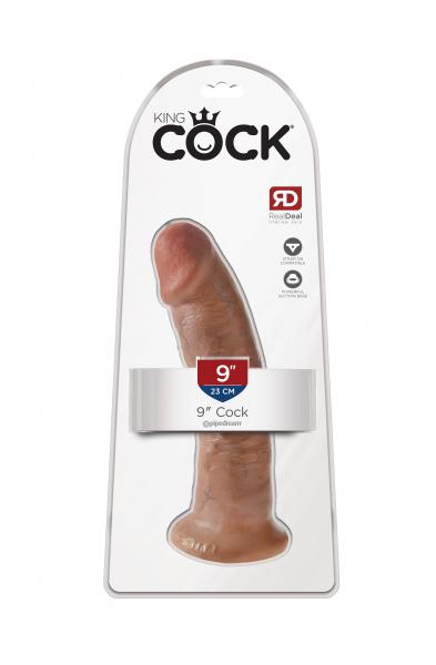 King Cock  9 Inch Cock - Tan