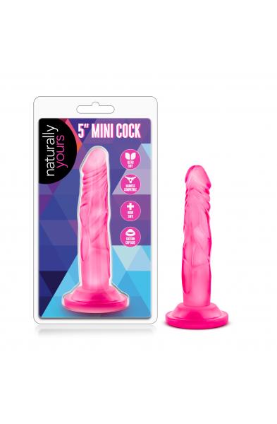Naturally Yours - 5 Inch Mini Cock - Pink