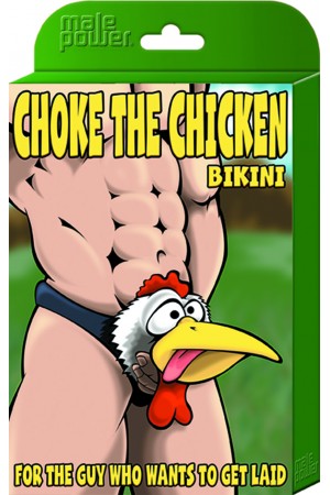 Choke the Chicken Bikini - One Size - Black