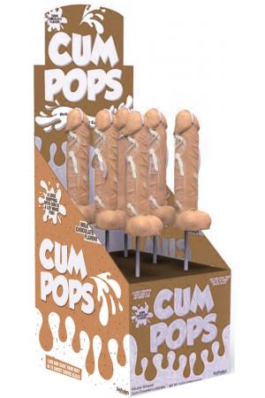 Cum Cock Pops - Milk Chocolate - 6 Piece P.O.P.  Display