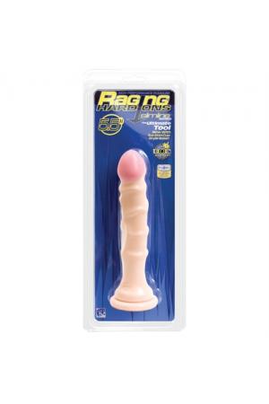 Raging Hard-Ons Slimline With Suction Cup  5.5 Inch Dong - Vanilla